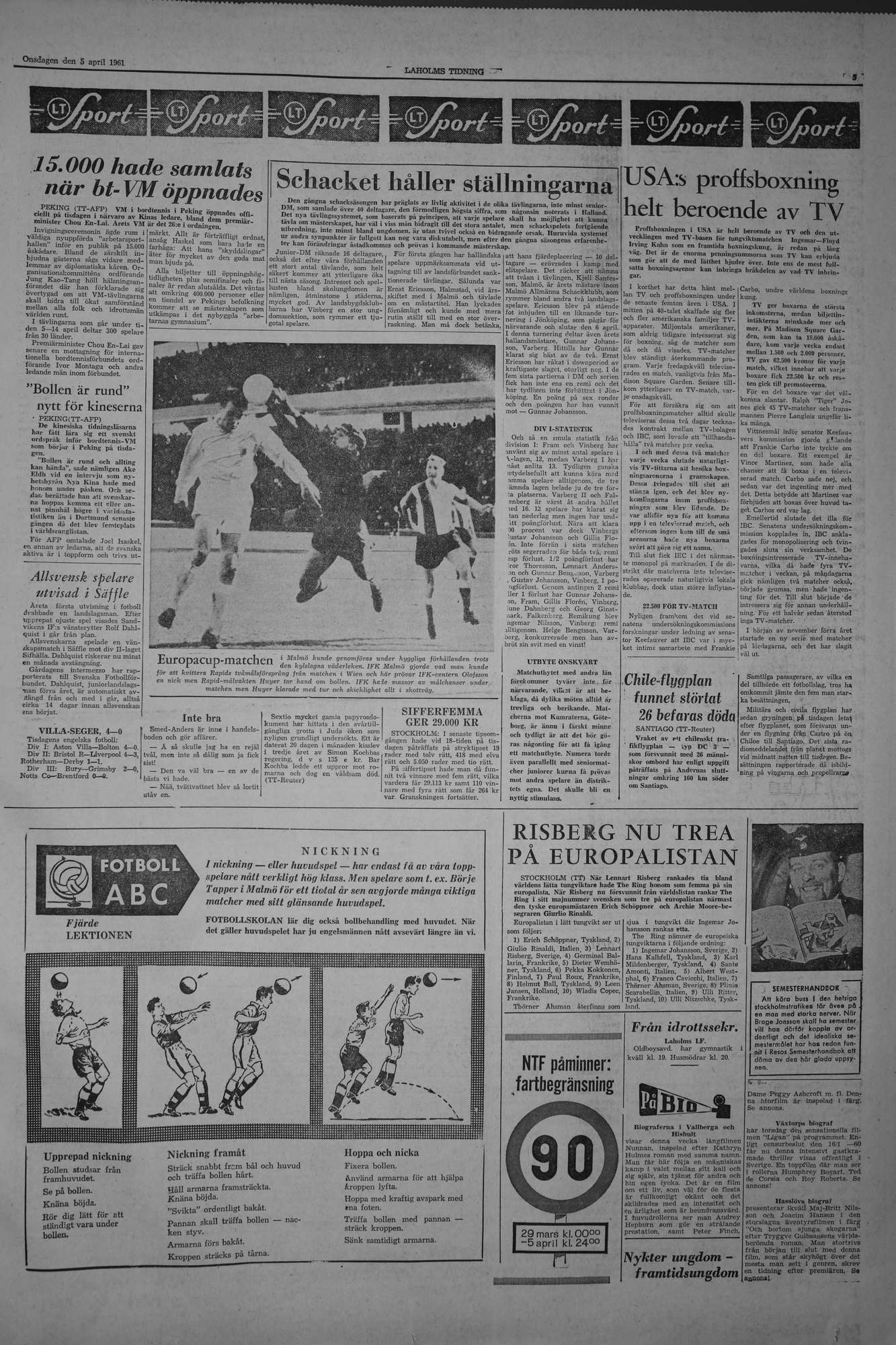 Laholms Tidning Onsdag 5 april 1961, sida 5