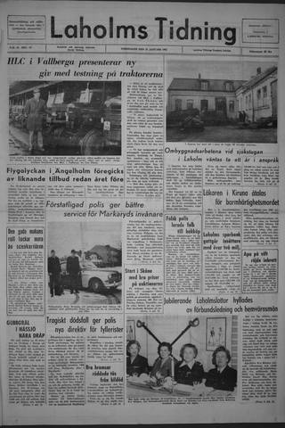 Förstasidan, Torsdag 21 januari 1965