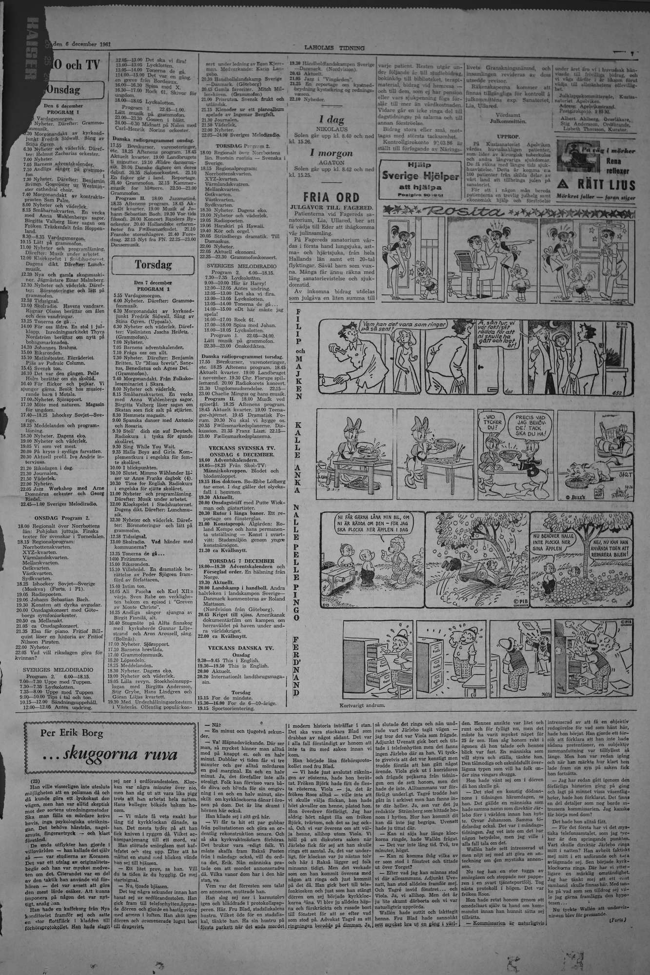 Laholms Tidning Onsdag 6 december 1961, sida 7