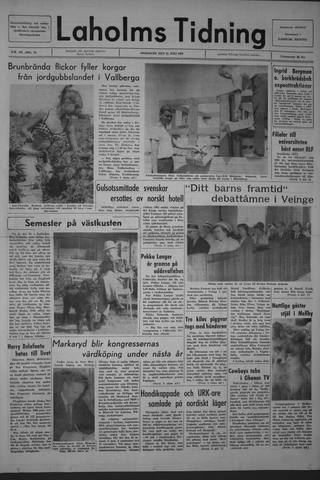 Förstasidan, Onsdag 21 juli 1965