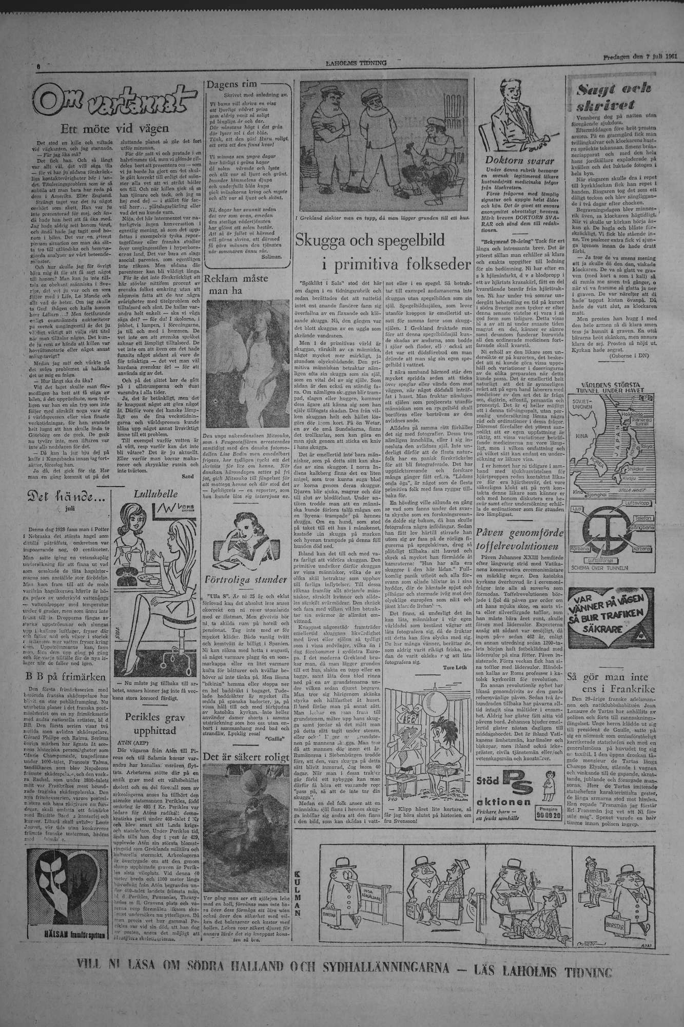 Laholms Tidning Fredag 7 juli 1961, sida 6