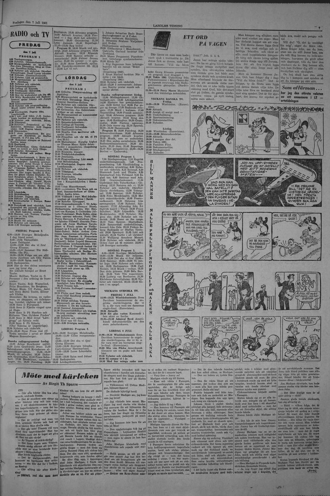 Laholms Tidning Fredag 7 juli 1961, sida 7