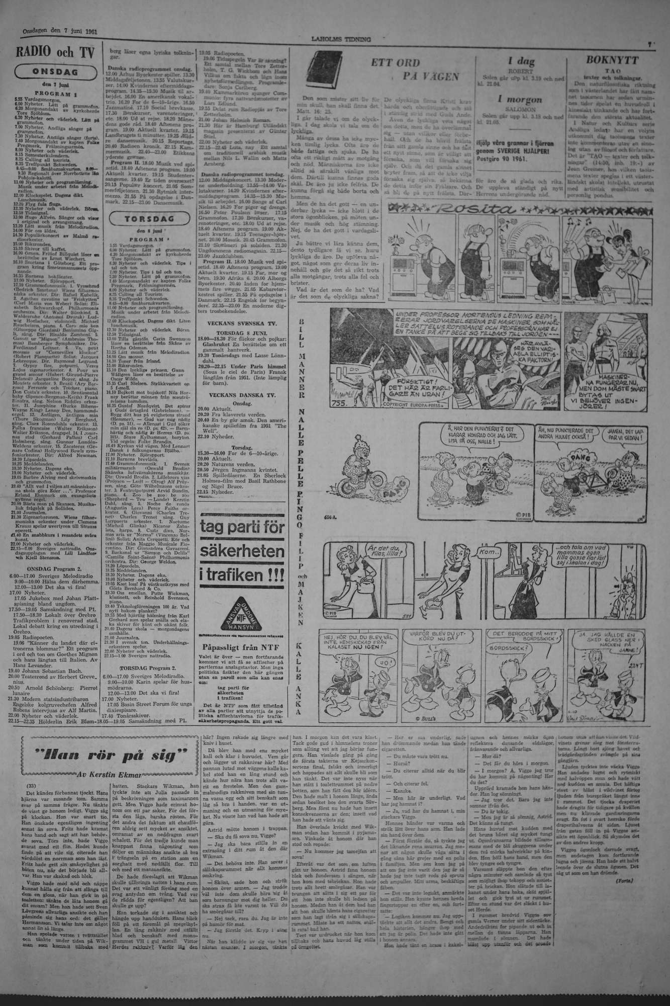 Laholms Tidning Onsdag 7 juni 1961, sida 7