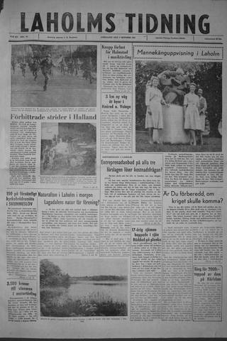Förstasidan, Lördag 7 oktober 1961