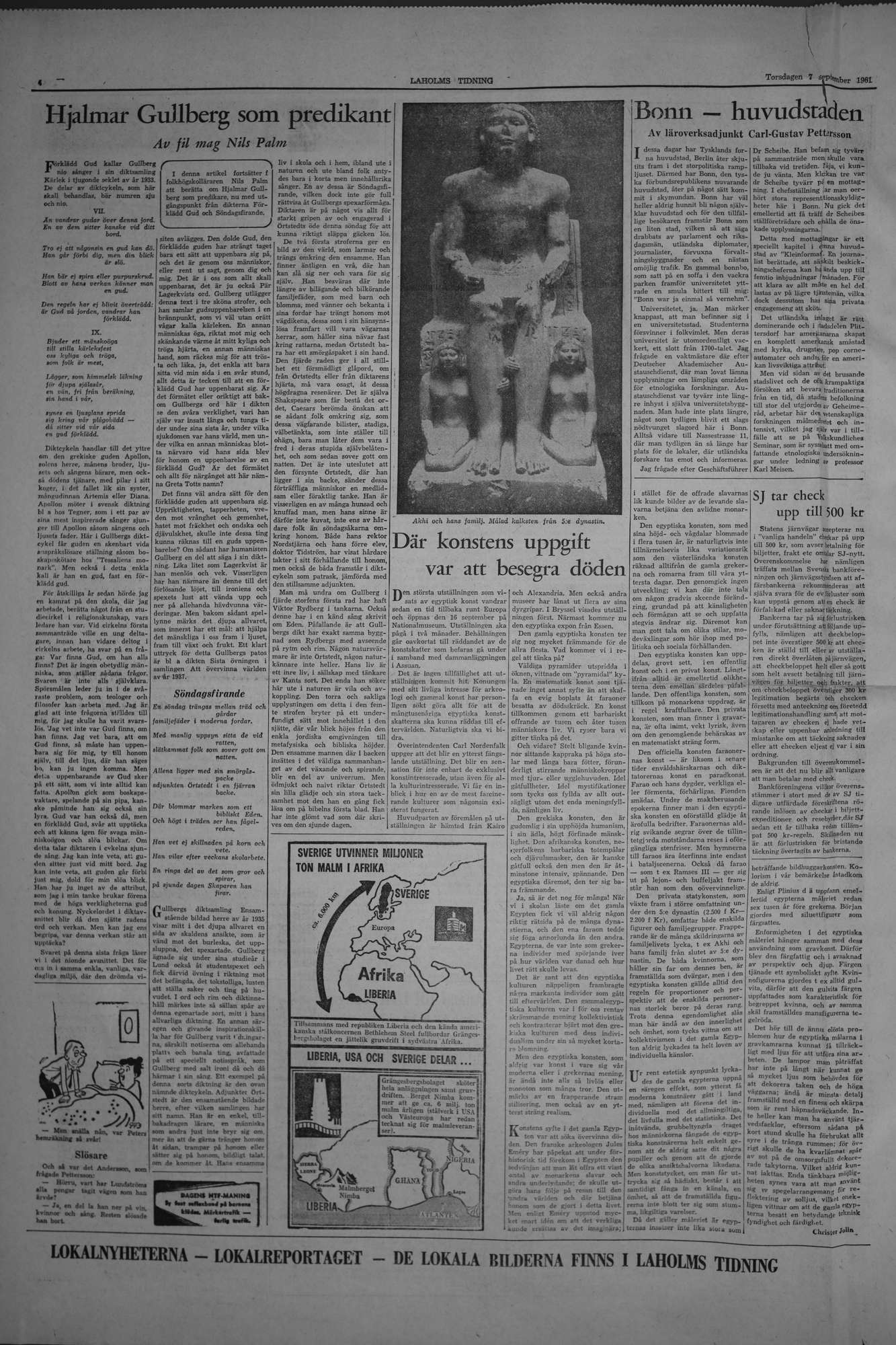 Laholms Tidning Torsdag 7 september 1961, sida 4