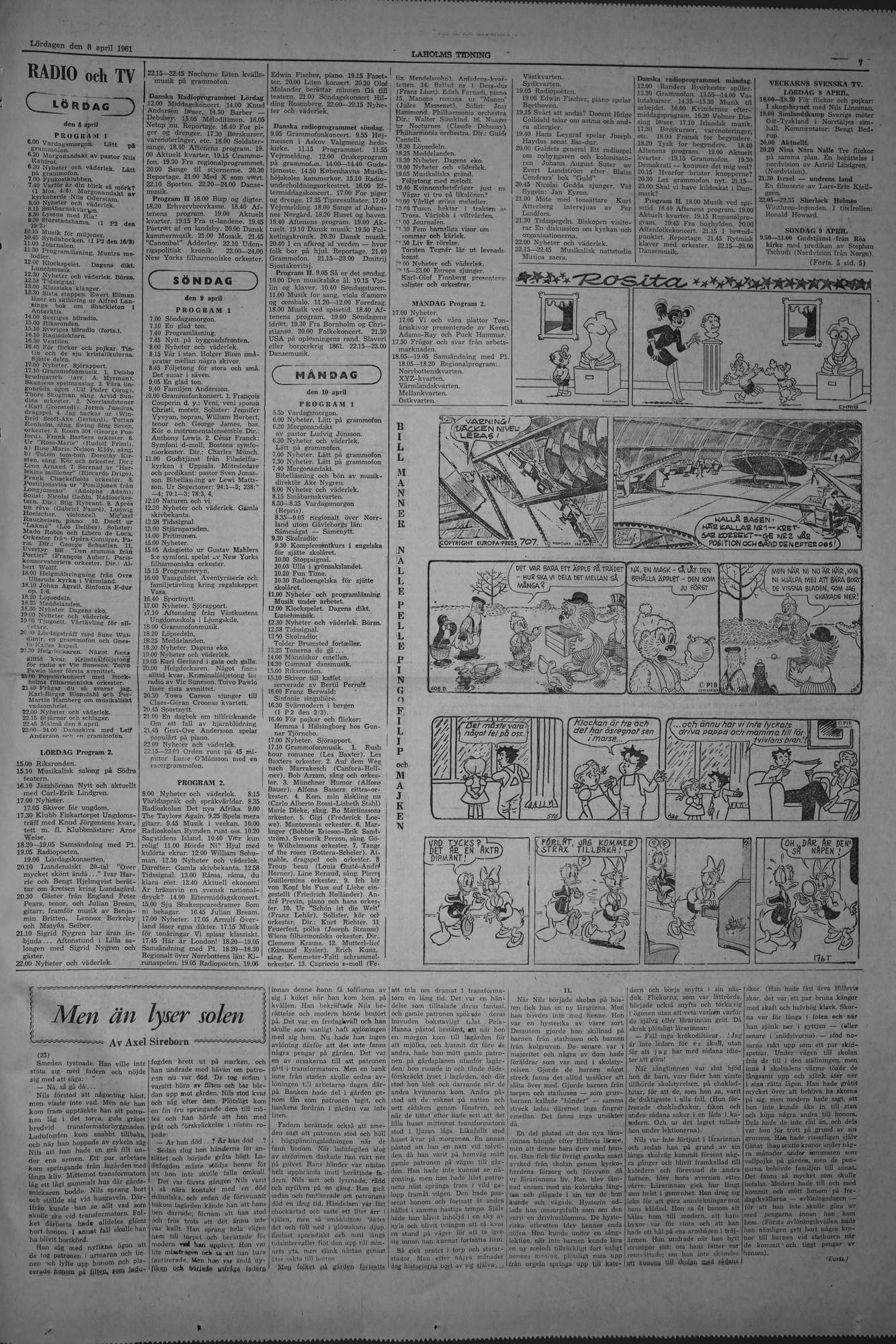 Laholms Tidning Lördag 8 april 1961, sida 7