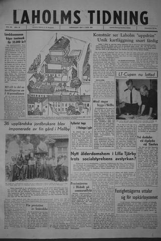 Förstasidan, Torsdag 8 juni 1961
