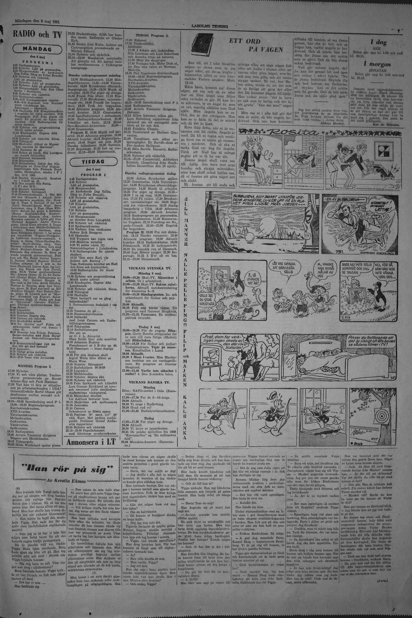 Laholms Tidning Måndag 8 maj 1961, sida 7