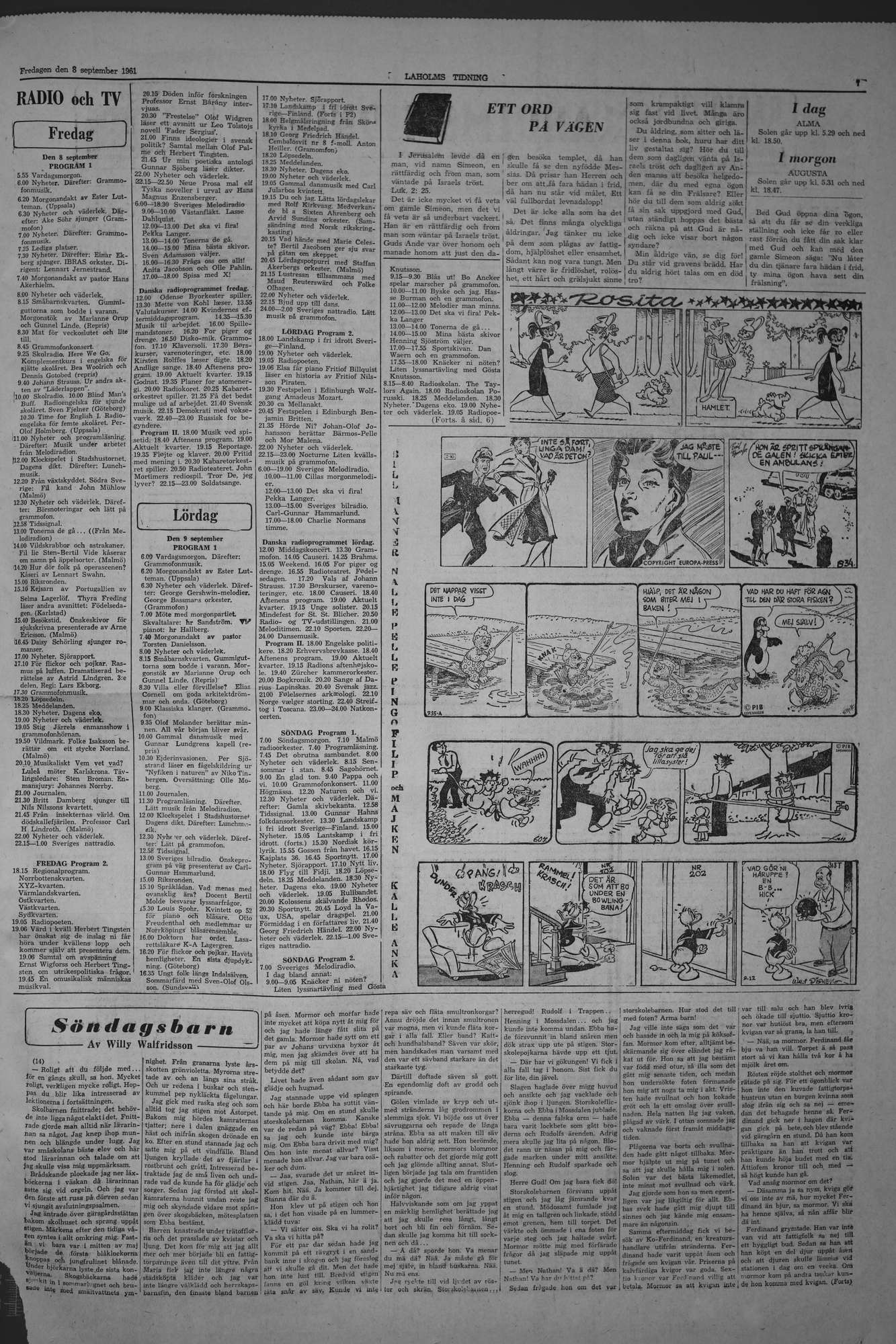 Laholms Tidning Fredag 8 september 1961, sida 7