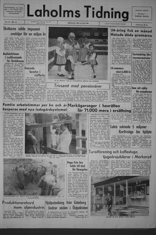Förstasidan, Fredag 23 juli 1965