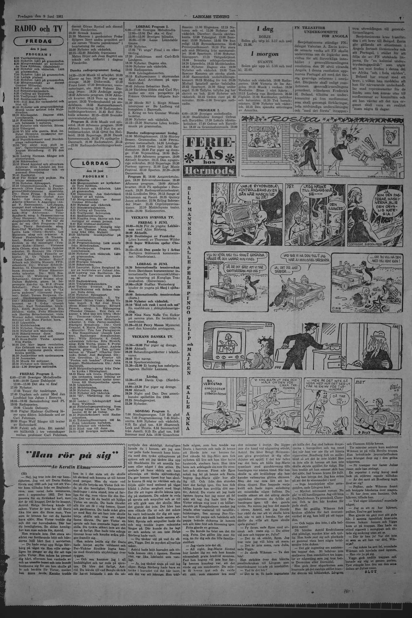 Laholms Tidning Fredag 9 juni 1961, sida 7