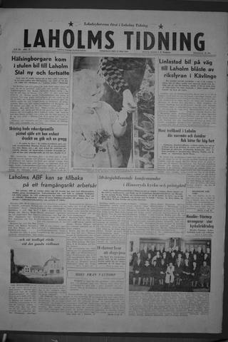 Förstasidan, Onsdag 11 maj 1960