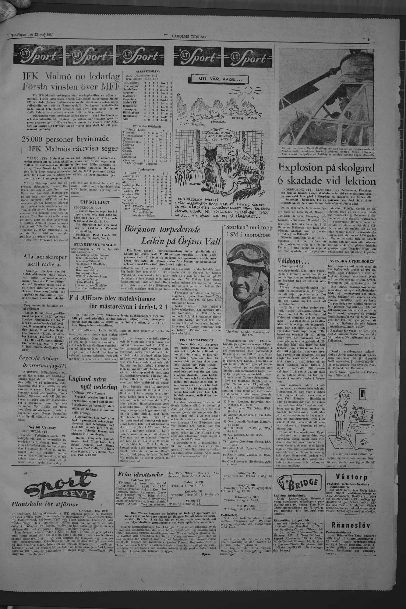 Laholms Tidning Måndag 12 maj 1958, sida 5