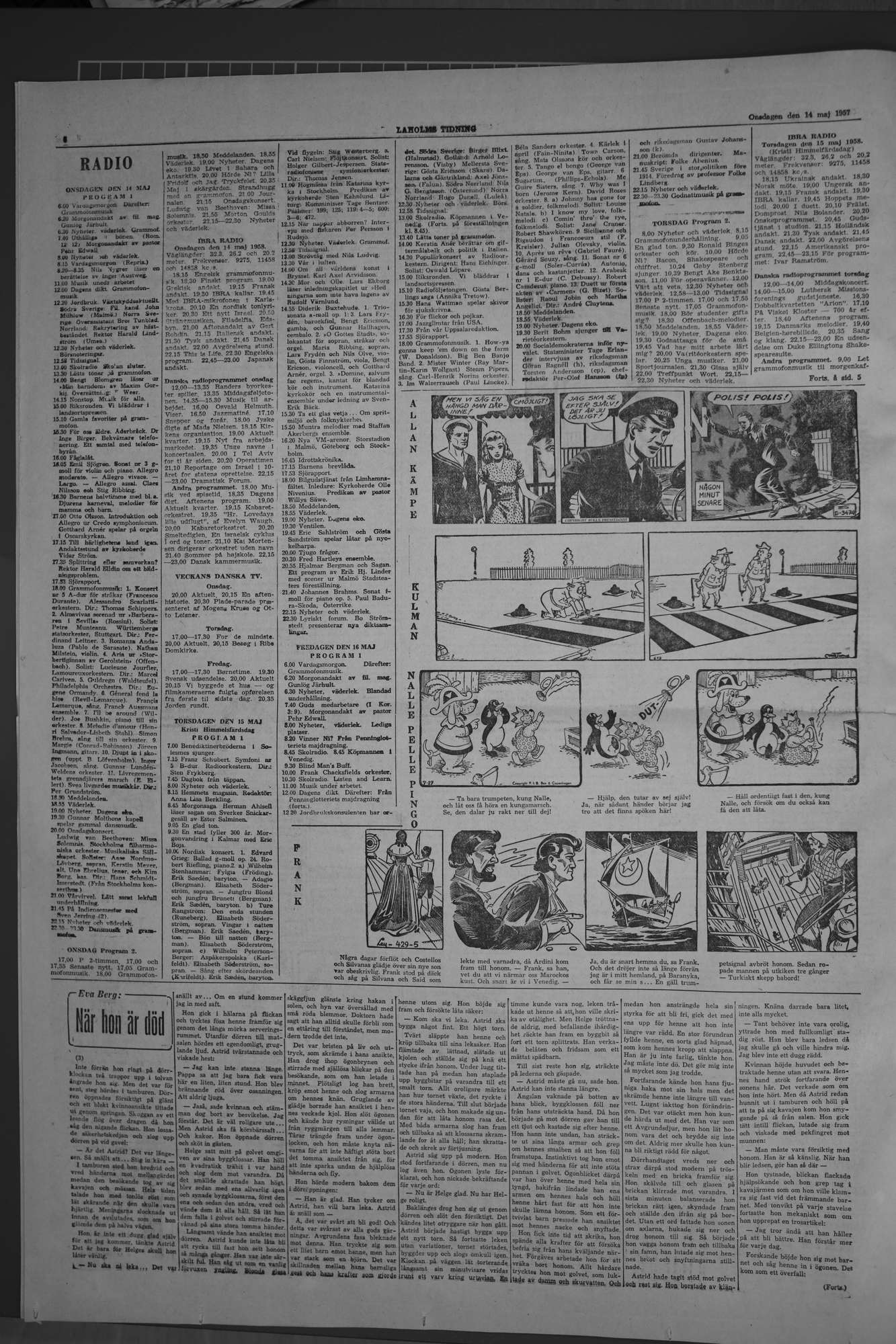 Laholms Tidning Lördag 14 maj 1960, sida 6