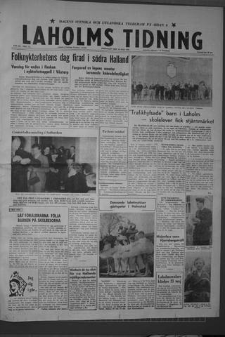 Förstasidan, Måndag 16 maj 1960