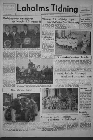 Förstasidan, Måndag 26 juli 1965