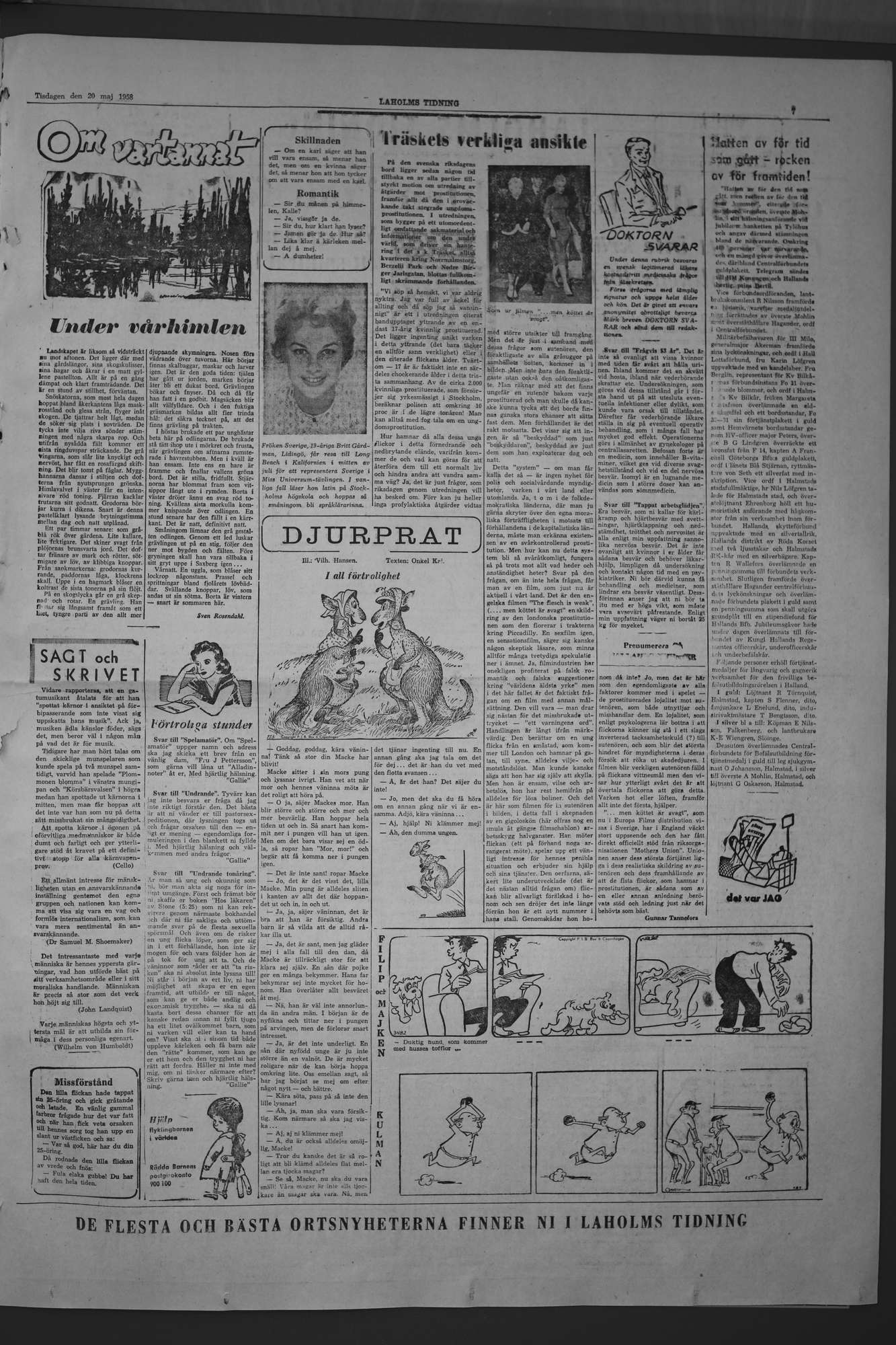 Laholms Tidning Fredag 20 maj 1960, sida 7