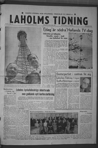 Förstasidan, Måndag 23 maj 1960
