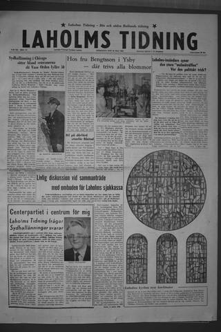 Förstasidan, Lördag 28 maj 1960