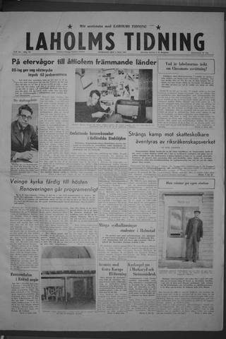 Förstasidan, Onsdag 4 maj 1960