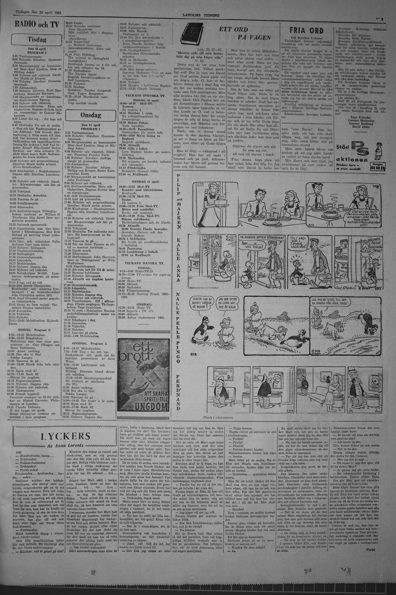 Laholms Tidning Tisdag 10 april 1962, sida 7