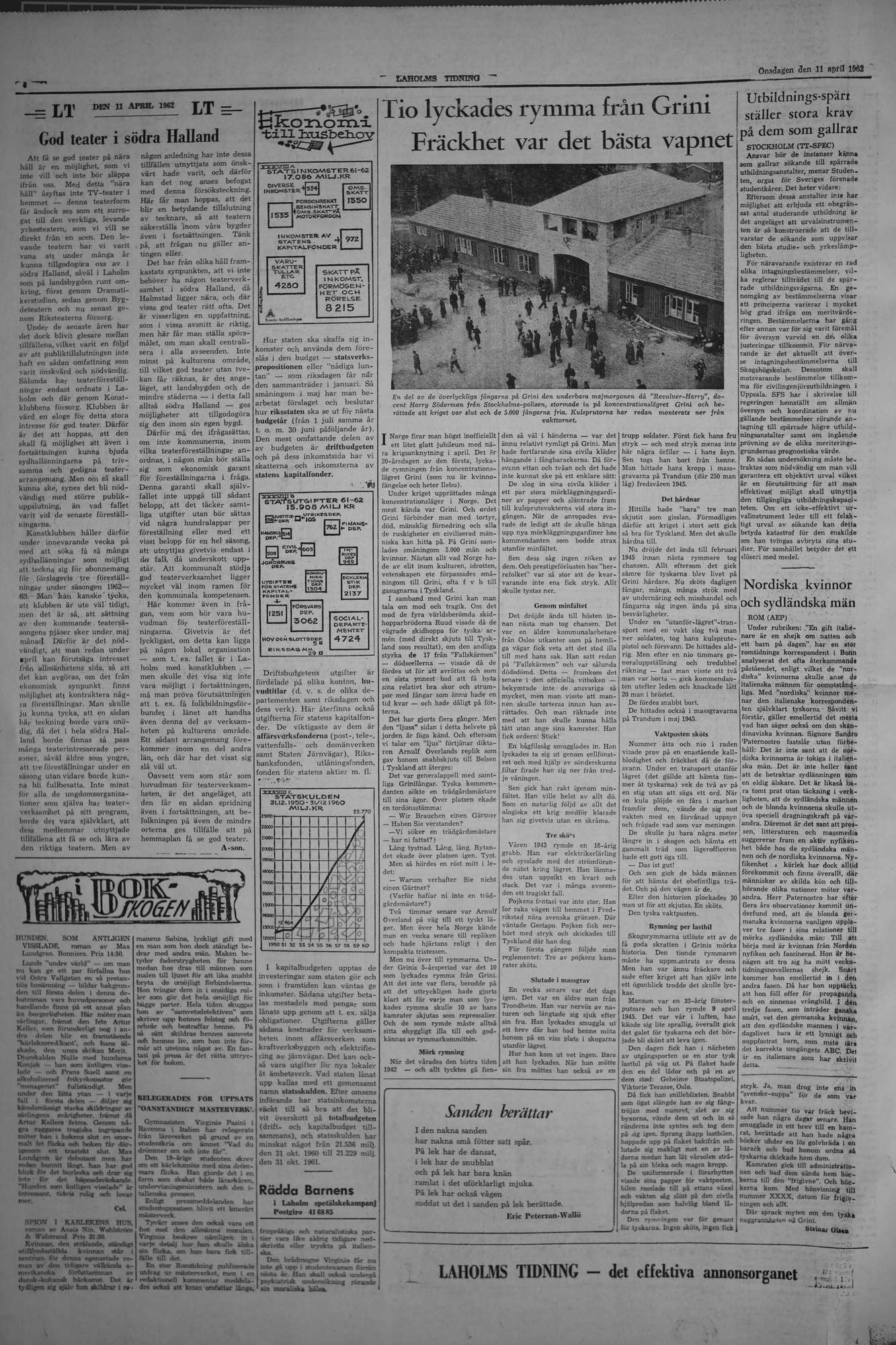 Laholms Tidning Onsdag 11 april 1962, sida 4