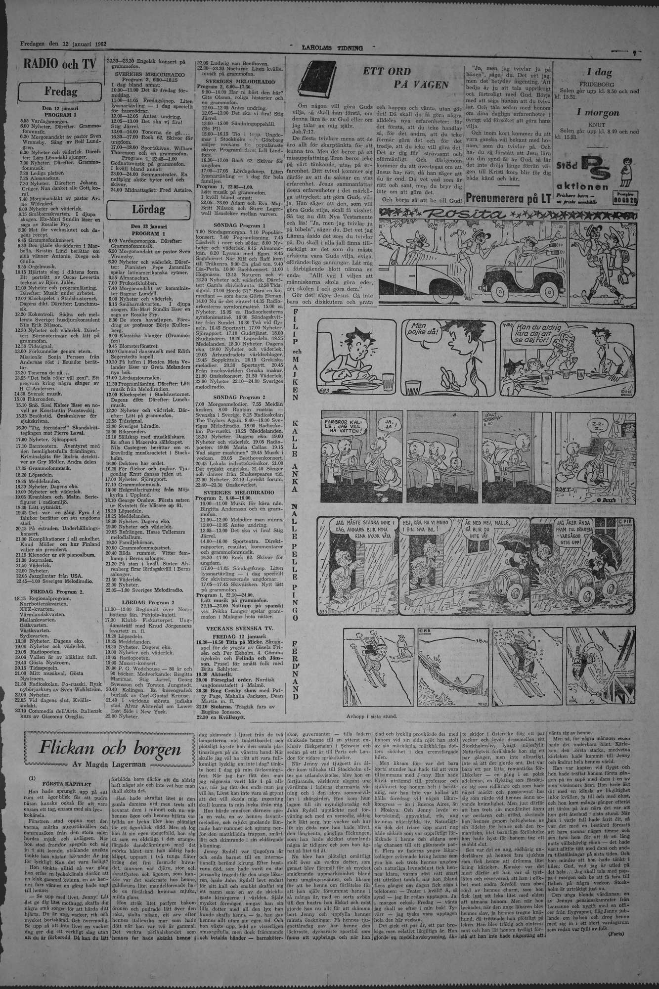 Laholms Tidning Fredag 12 januari 1962, sida 7