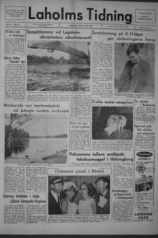 Förstasidan, Fredag 30 juli 1965