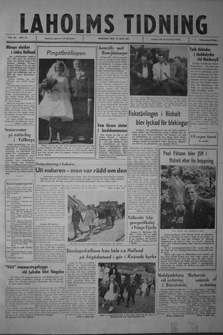 Förstasidan, Tisdag 12 juni 1962