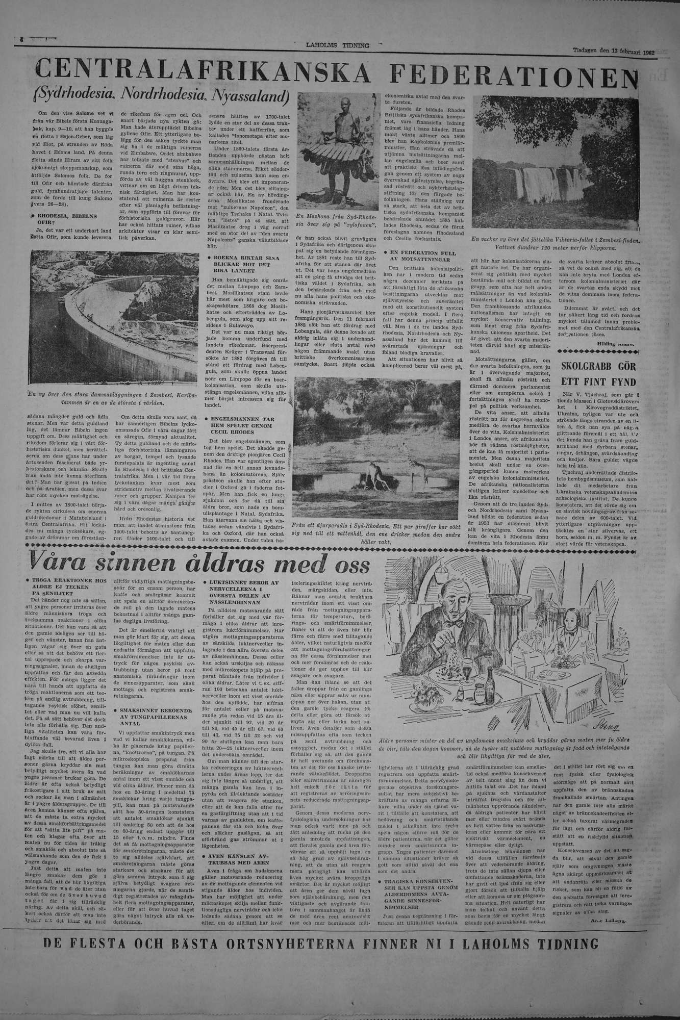 Laholms Tidning Tisdag 13 februari 1962, sida 4