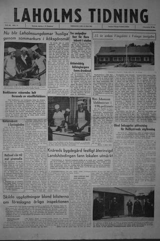 Förstasidan, Fredag 13 juli 1962