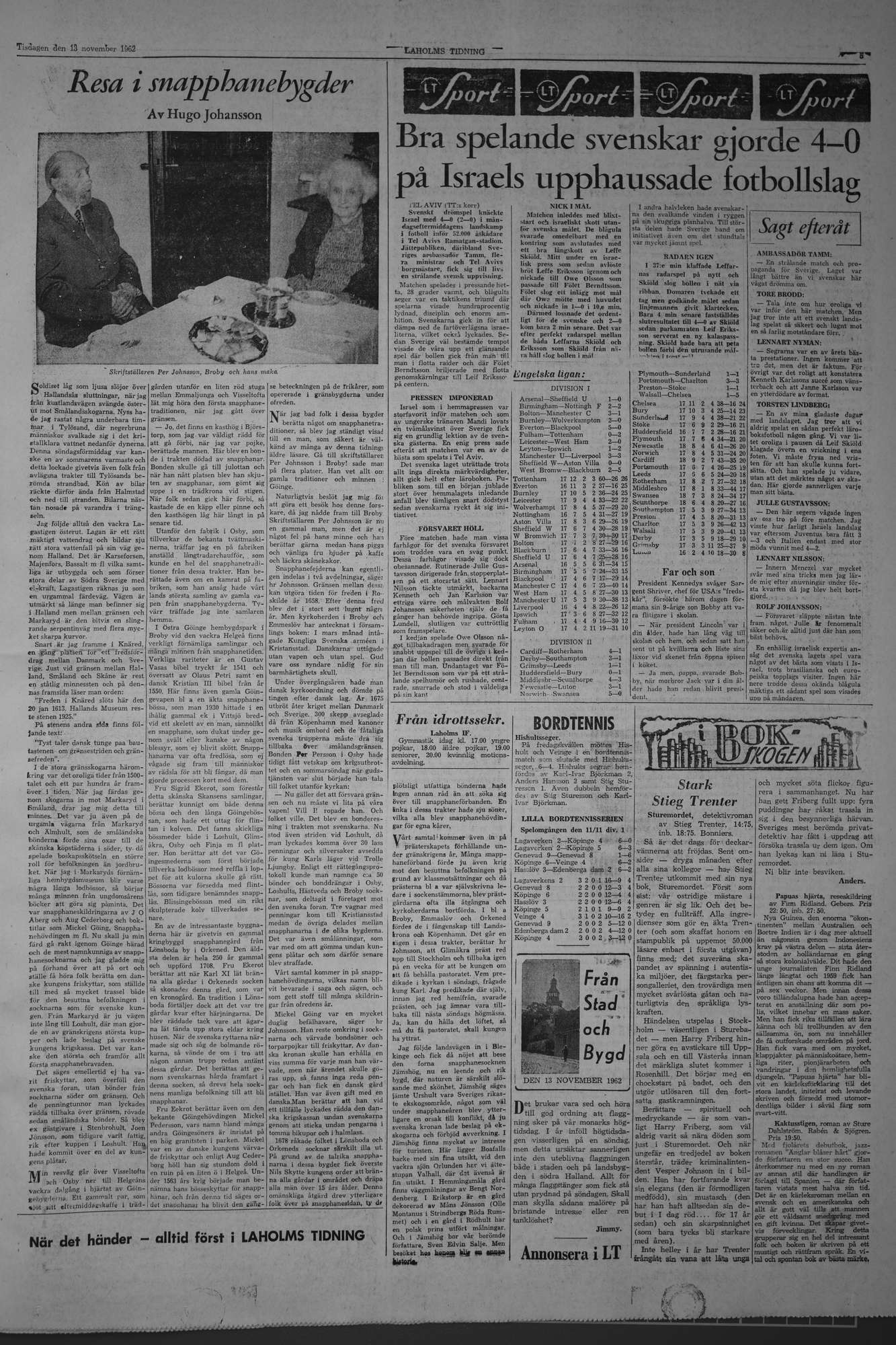 Laholms Tidning Tisdag 13 november 1962, sida 5