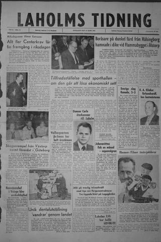 Förstasidan, Onsdag 14 mars 1962