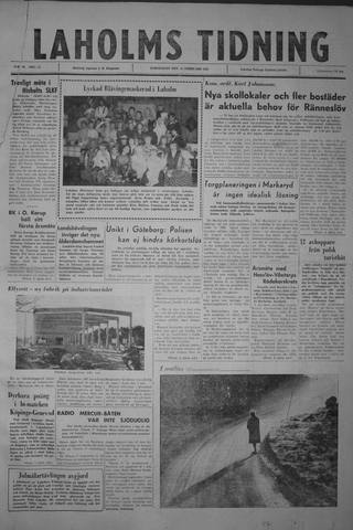 Förstasidan, Torsdag 15 februari 1962