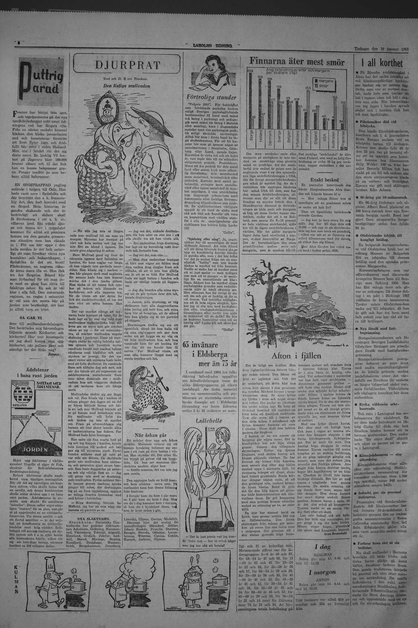 Laholms Tidning Tisdag 16 januari 1962, sida 6