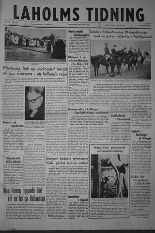 Förstasidan, Måndag 16 juli 1962