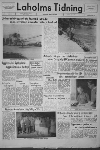Förstasidan, Måndag 5 juli 1965