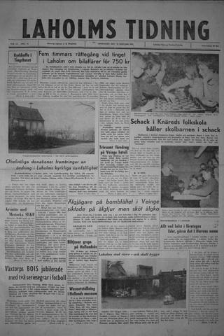Förstasidan, Onsdag 17 januari 1962