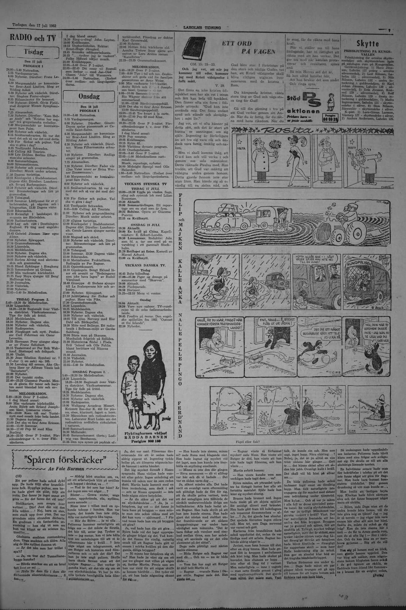 Laholms Tidning Tisdag 17 juli 1962, sida 7