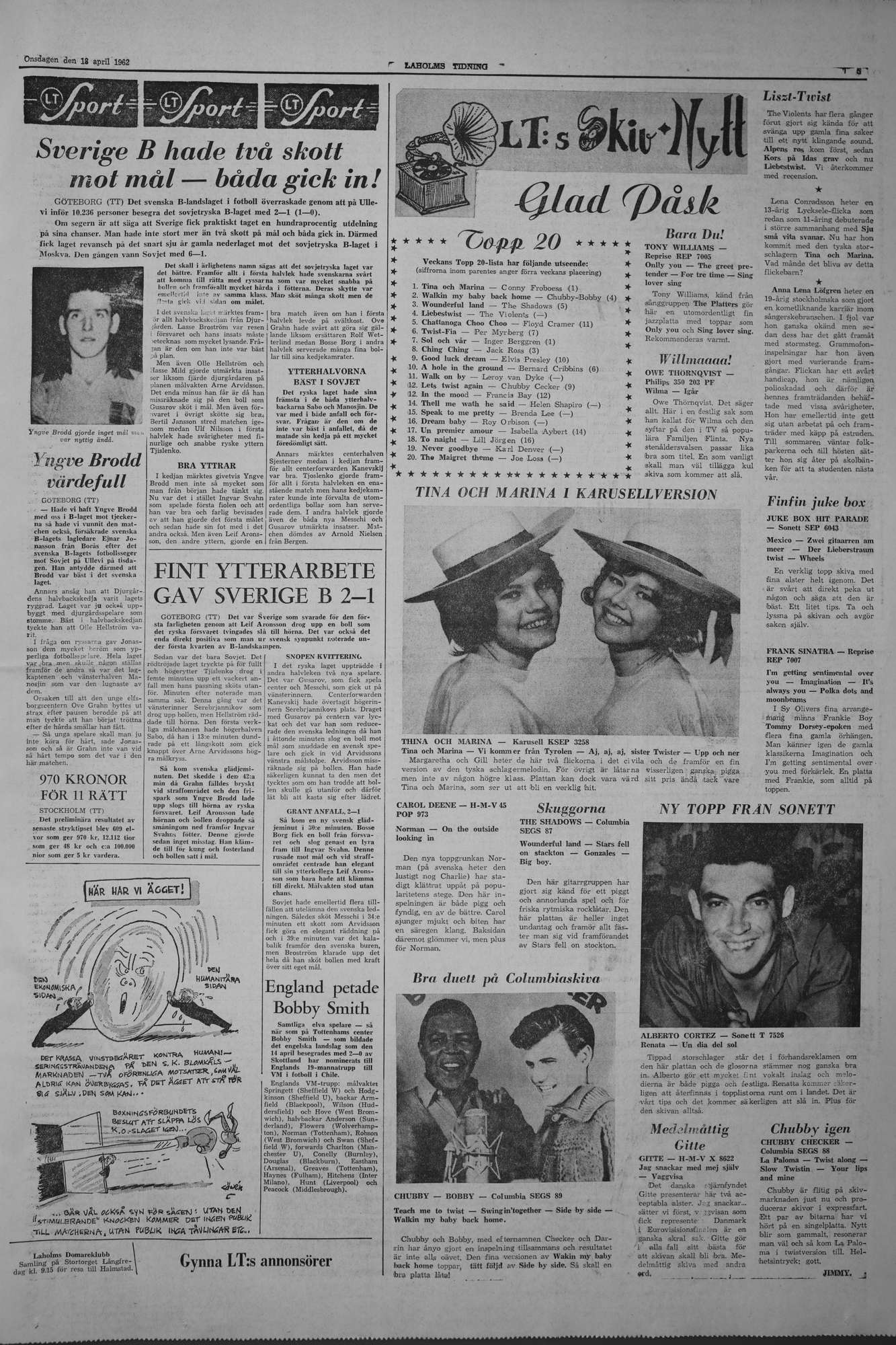 Laholms Tidning Onsdag 18 april 1962, sida 5
