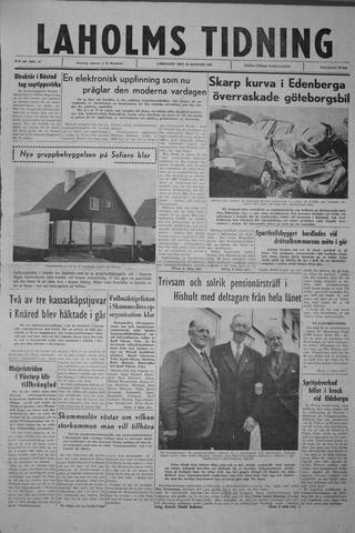 Förstasidan, Lördag 18 augusti 1962