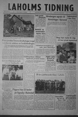 Förstasidan, Måndag 18 juni 1962