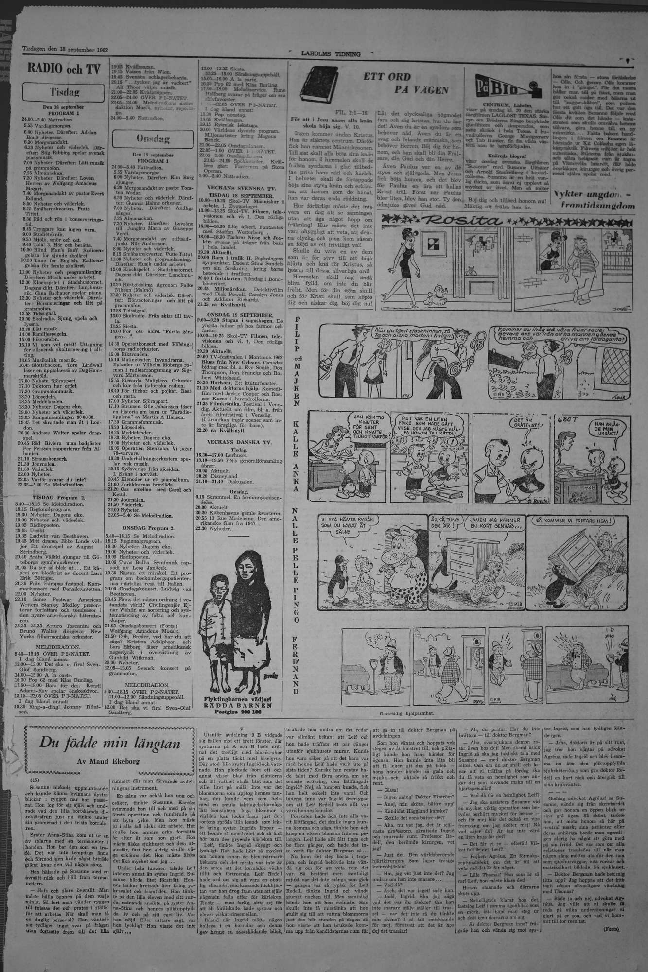Laholms Tidning Tisdag 18 september 1962, sida 7