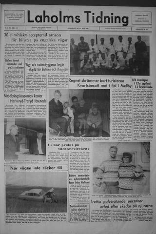 Förstasidan, Onsdag 7 juli 1965