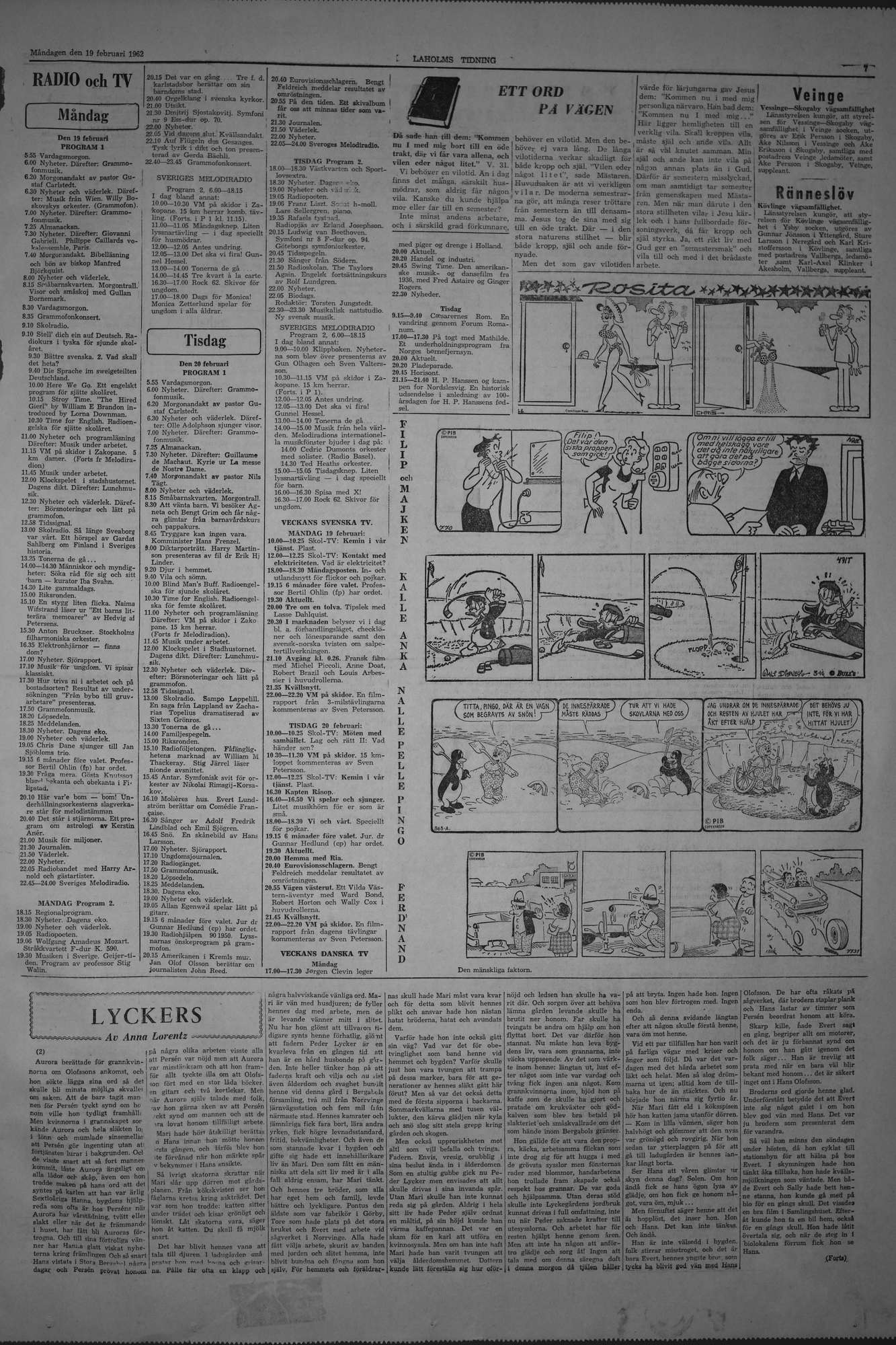 Laholms Tidning Måndag 19 februari 1962, sida 7