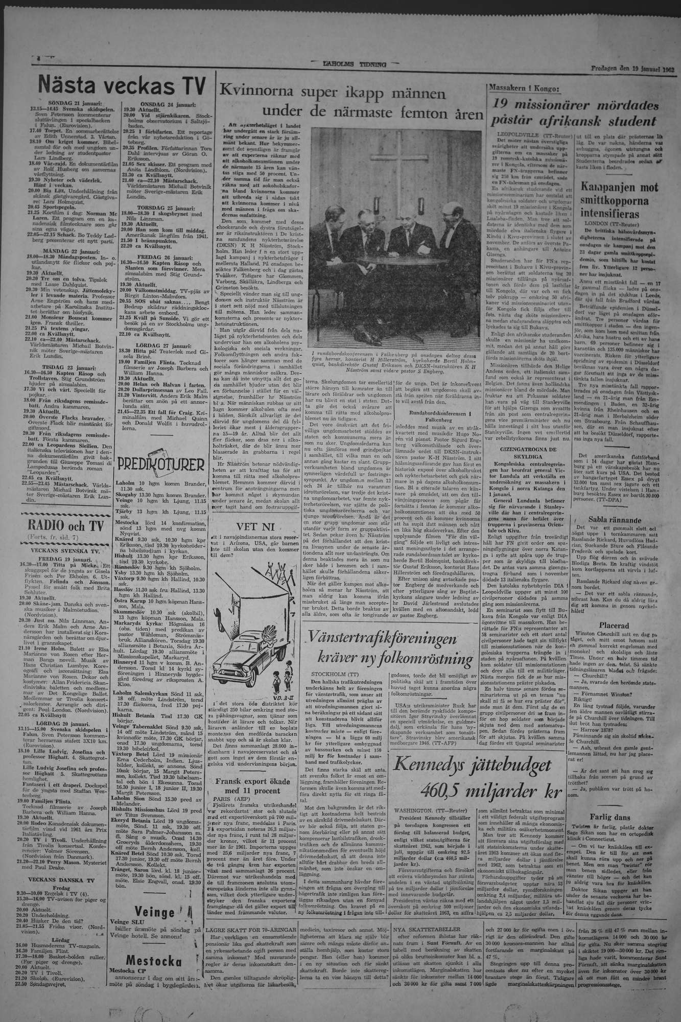 Laholms Tidning Fredag 19 januari 1962, sida 4
