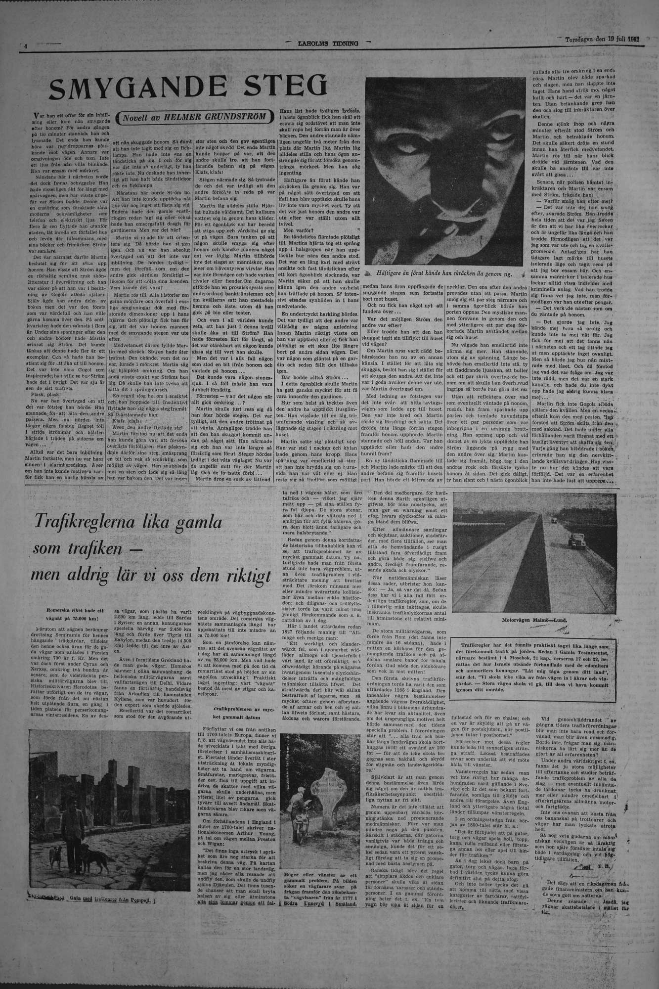 Laholms Tidning Torsdag 19 juli 1962, sida 4