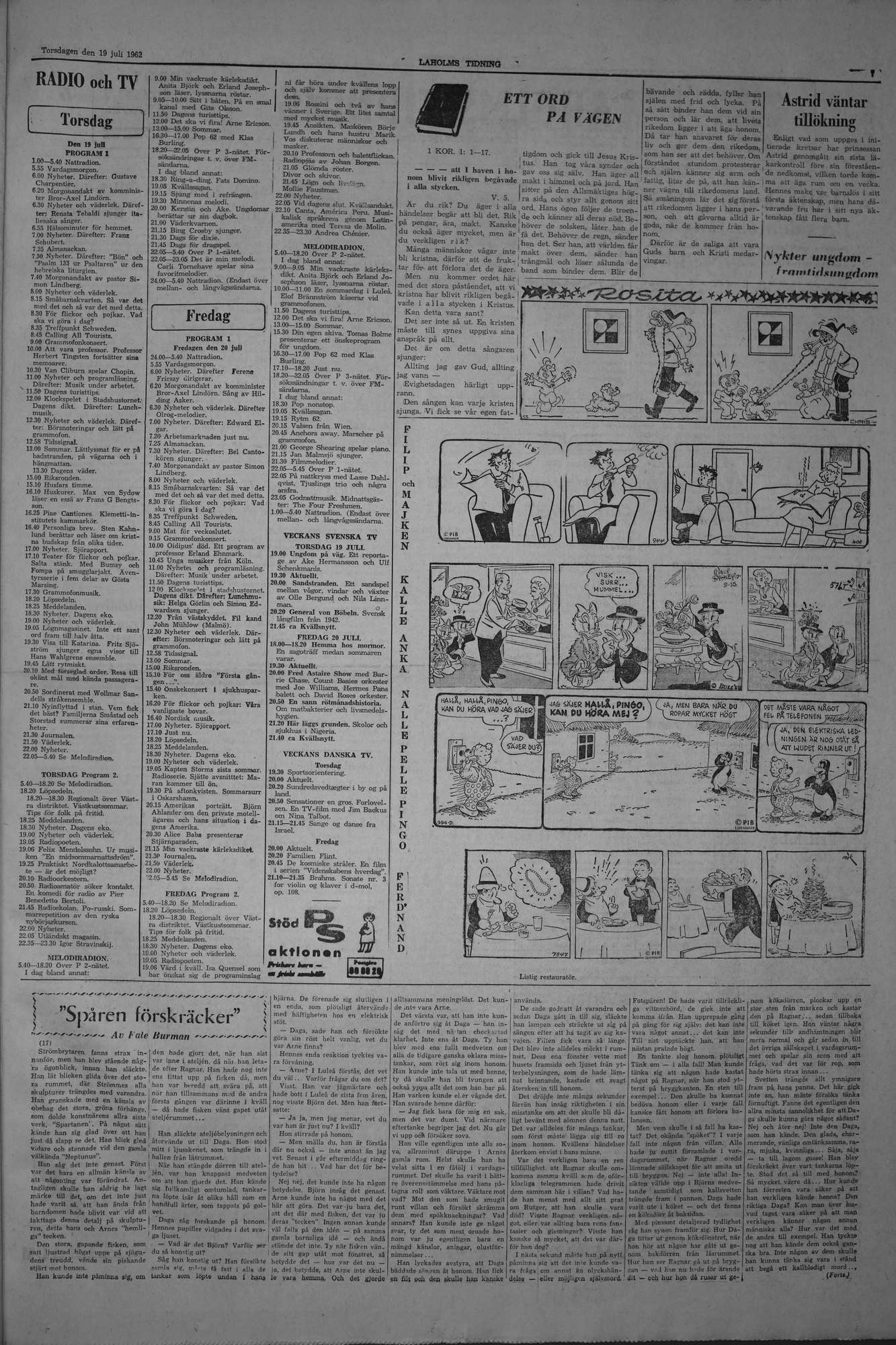 Laholms Tidning Torsdag 19 juli 1962, sida 7