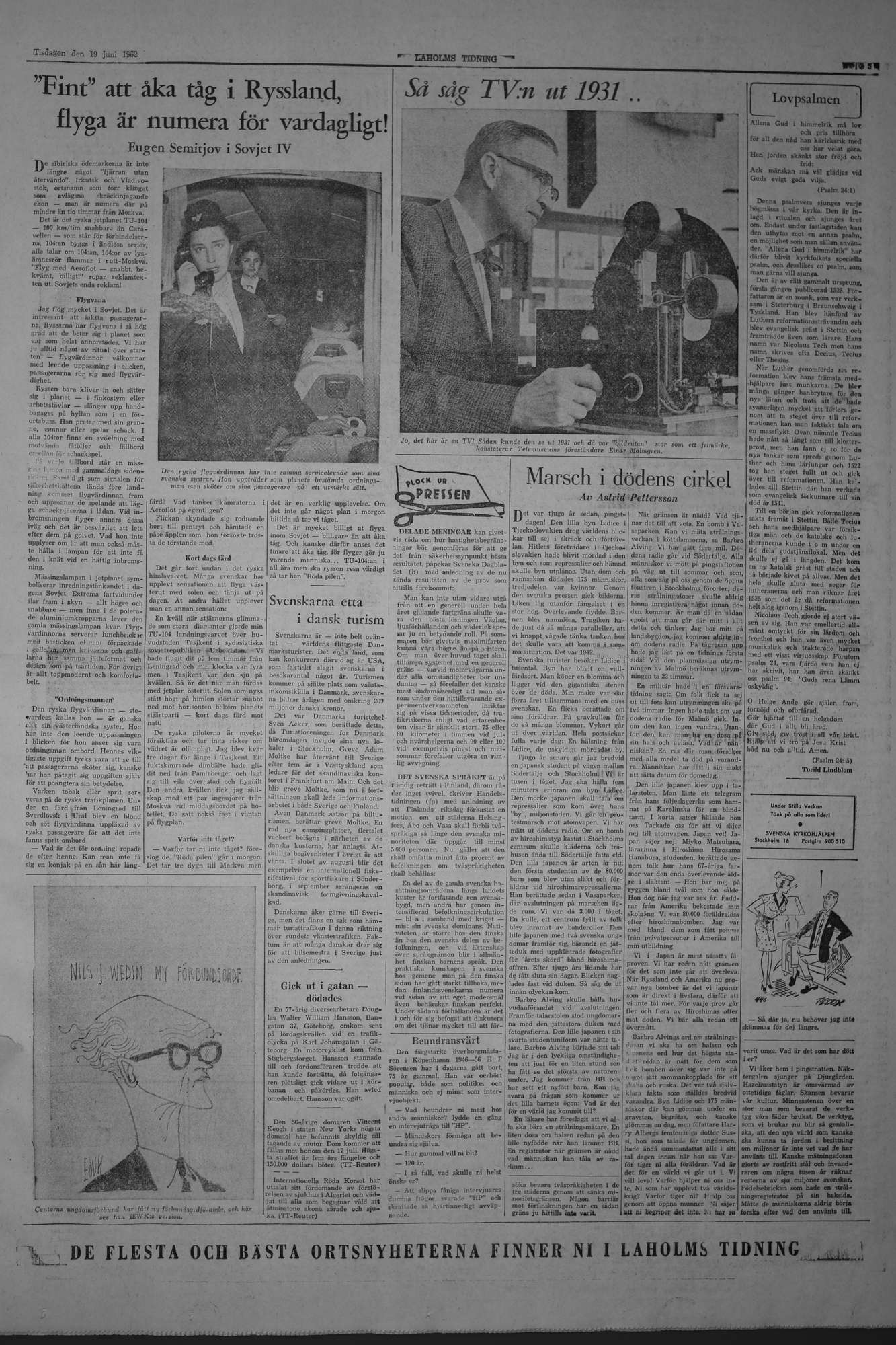 Laholms Tidning Tisdag 19 juni 1962, sida 5