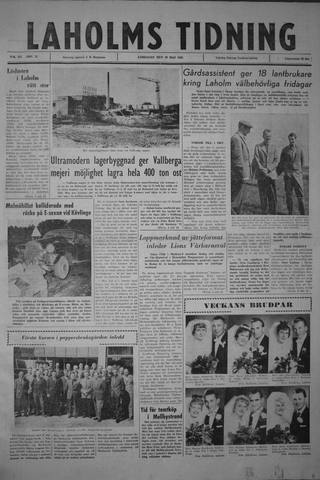 Förstasidan, Lördag 19 maj 1962